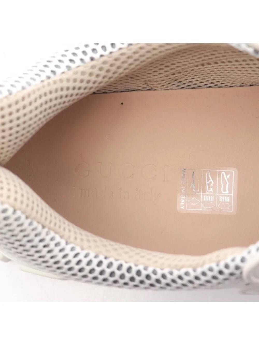 Gucci Sneakers Flashtrek White Leather Suede
